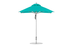 Ledge Lounger Premier Aluminum Umbrella - 7.5' Square Pulley - Majestic Patio