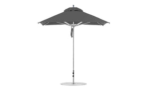 Ledge Lounger Premier Aluminum Umbrella - 7.5' Square Pulley - Majestic Patio