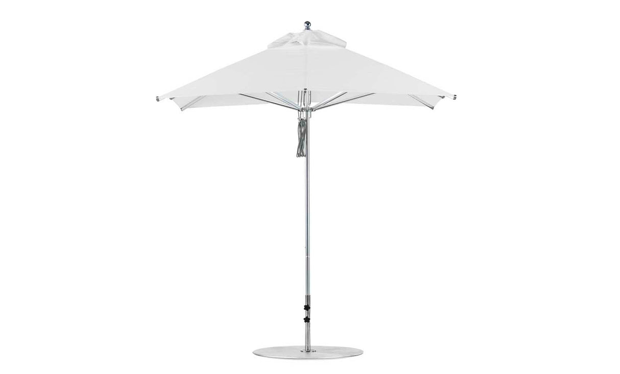 Ledge Lounger Premier Aluminum Umbrella - 7.5' Square Pulley - Majestic Patio