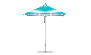 Ledge Lounger Premier Aluminum Umbrella - 7.5' Square Pulley - Majestic Patio