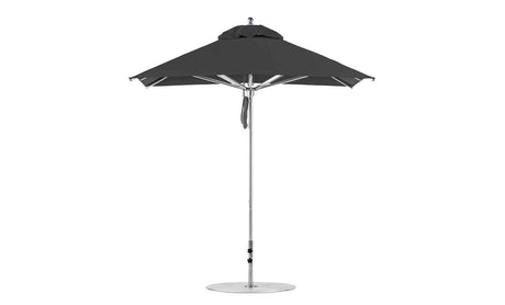 Ledge Lounger Premier Aluminum Umbrella - 7.5' Square Pulley - Majestic Patio