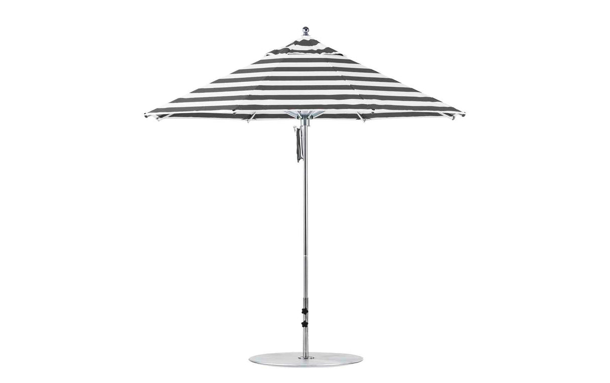 Ledge Lounger Premier Aluminum Umbrella - 9' Octagon Pulley - Majestic Patio