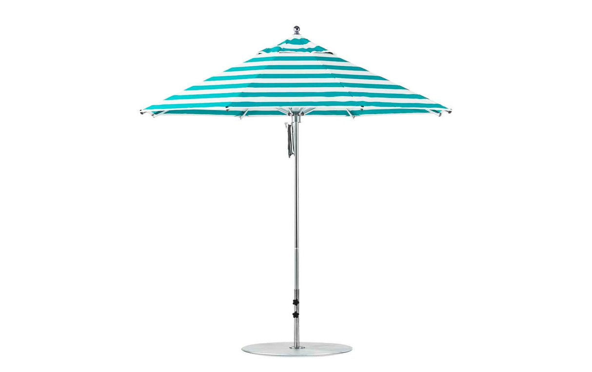 Ledge Lounger Premier Aluminum Umbrella - 9' Octagon Pulley - Majestic Patio