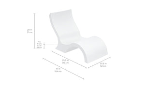 Ledge Lounger Signature Lowback Chair - Majestic Patio