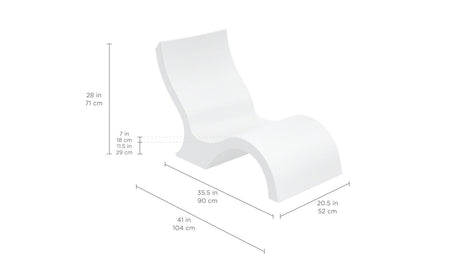 Ledge Lounger Signature Lowback Chair - Majestic Patio