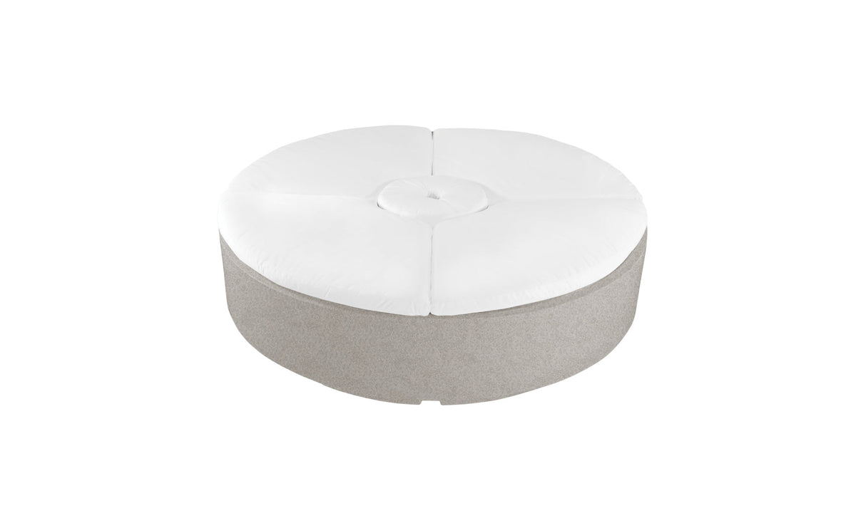 Ledge Lounger Signature Round Sunbed - Majestic Patio