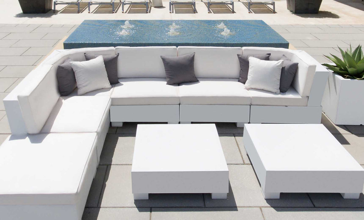 Ledge Lounger Signature Sectional Middle - Majestic Patio