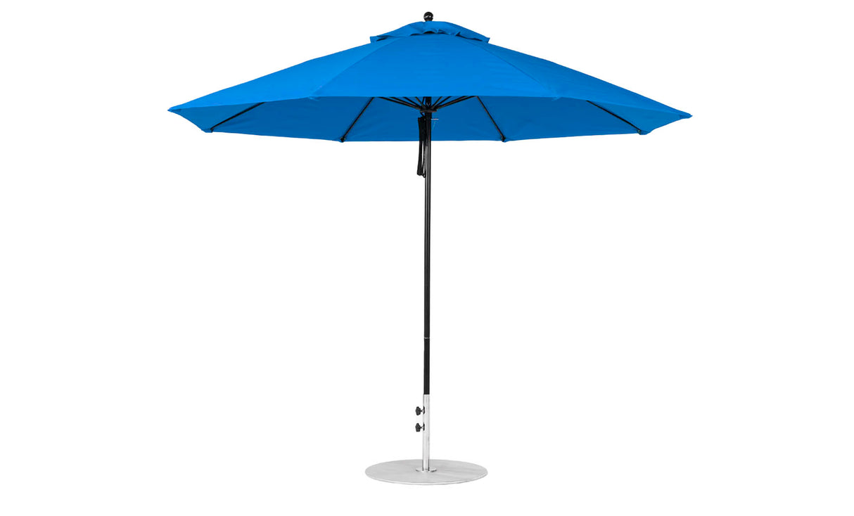 Ledge Loungers Essential Fiberglass Umbrella - 11' Octagon Pulley - Majestic Patio