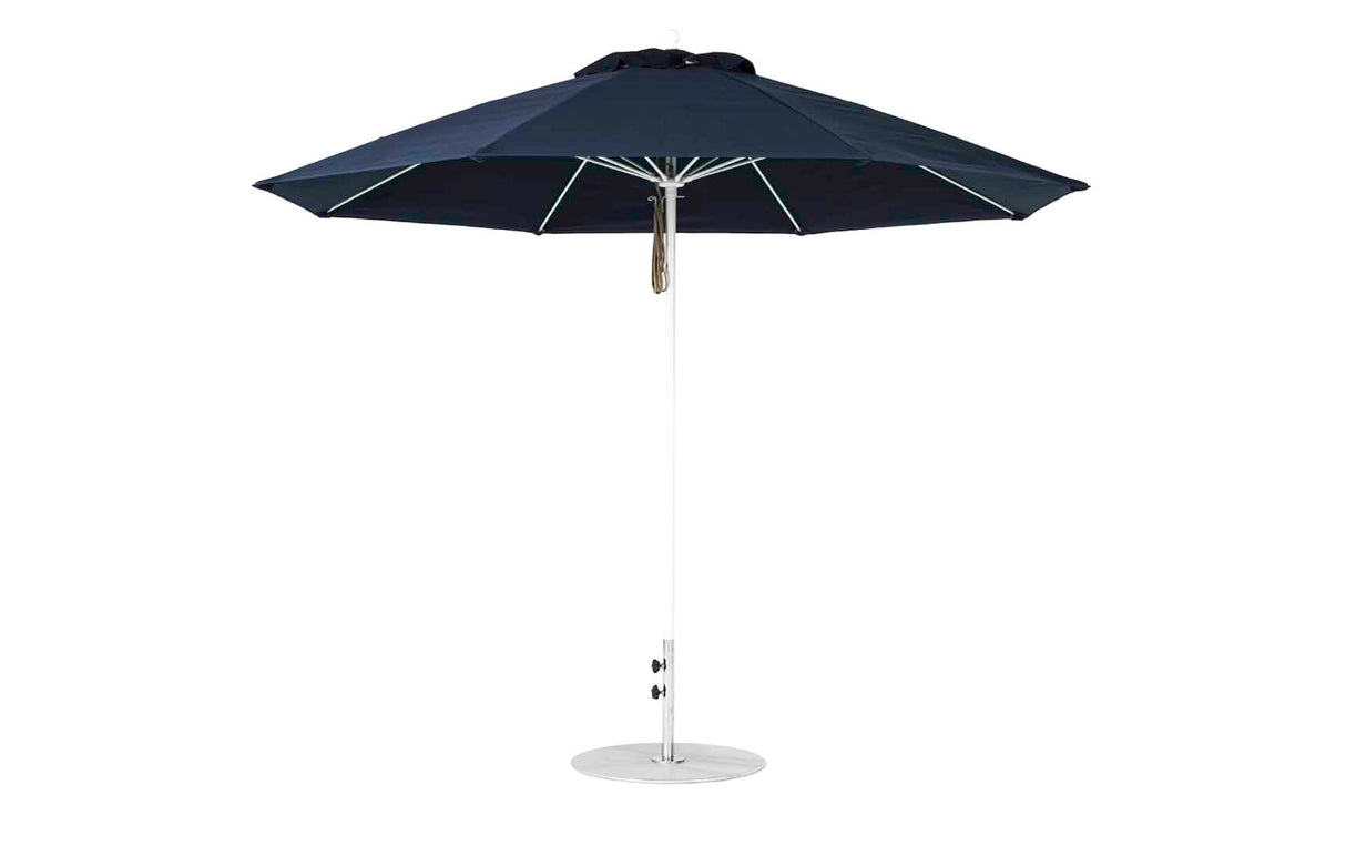 Ledge Loungers Essential Fiberglass Umbrella - 11' Octagon Pulley - Majestic Patio