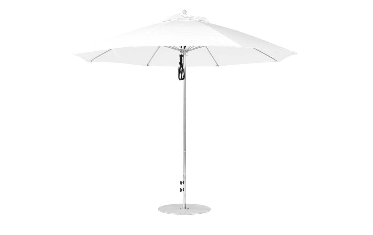 Ledge Loungers Essential Fiberglass Umbrella - 11' Octagon Pulley - Majestic Patio