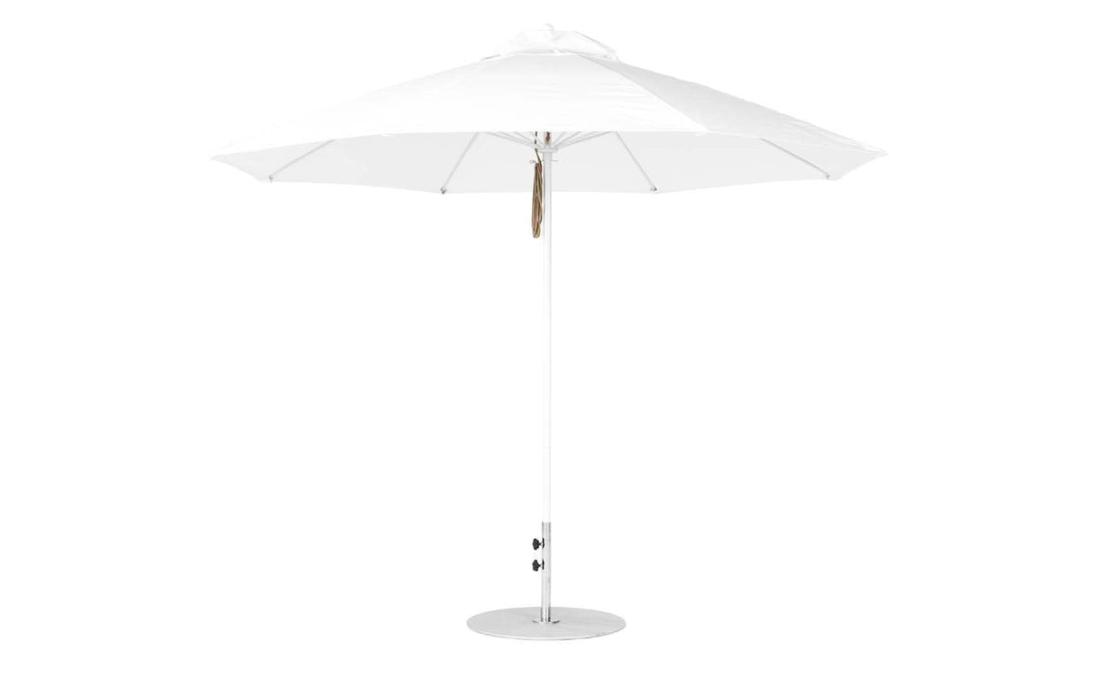 Ledge Loungers Essential Fiberglass Umbrella - 11' Octagon Pulley - Majestic Patio