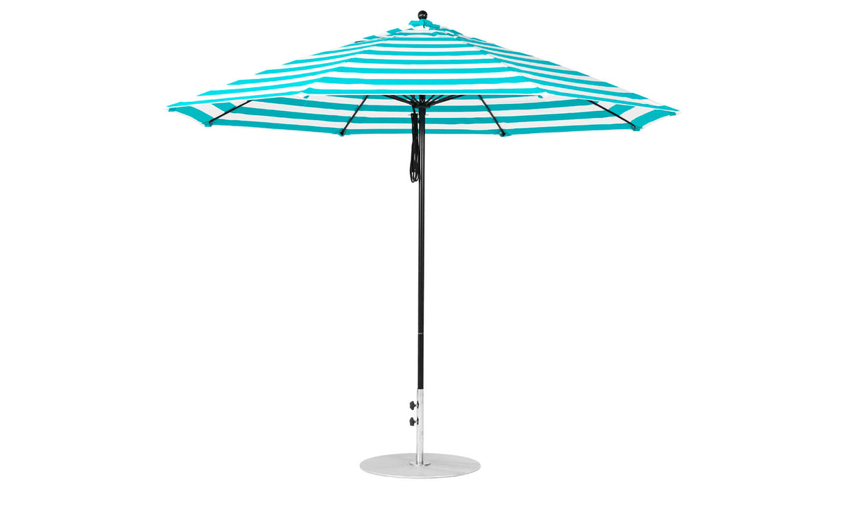 Ledge Loungers Essential Fiberglass Umbrella - 11' Octagon Pulley - Majestic Patio