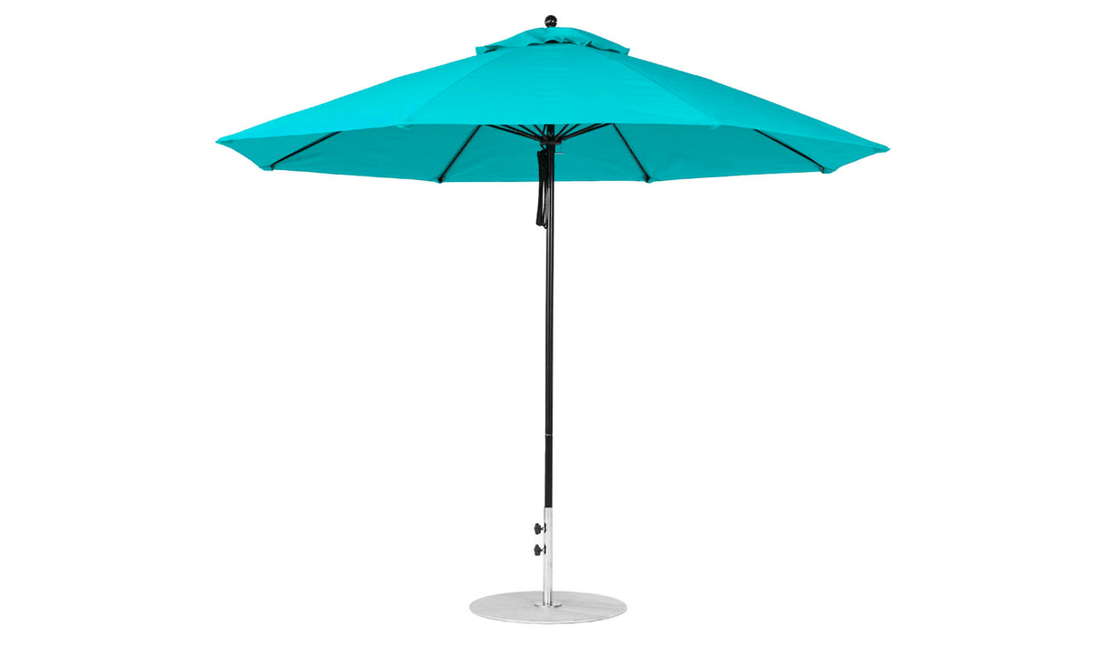 Ledge Loungers Essential Fiberglass Umbrella - 11' Octagon Pulley - Majestic Patio