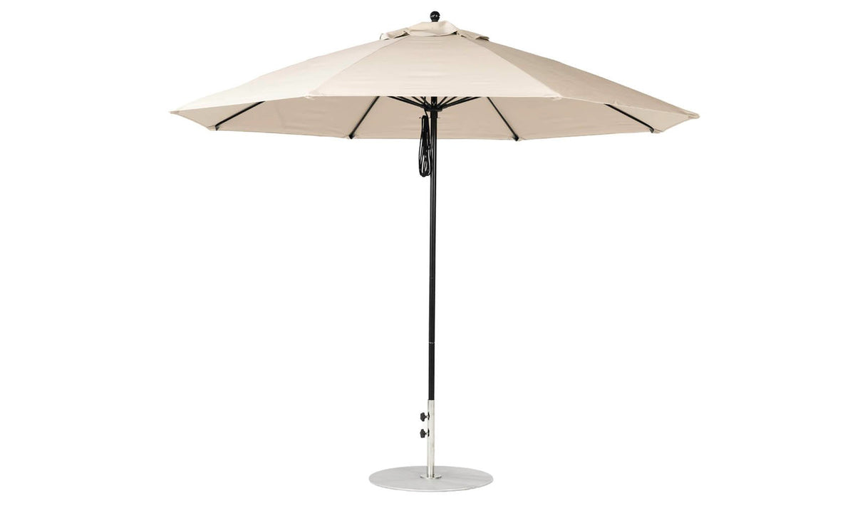 Ledge Loungers Essential Fiberglass Umbrella - 11' Octagon Pulley - Majestic Patio