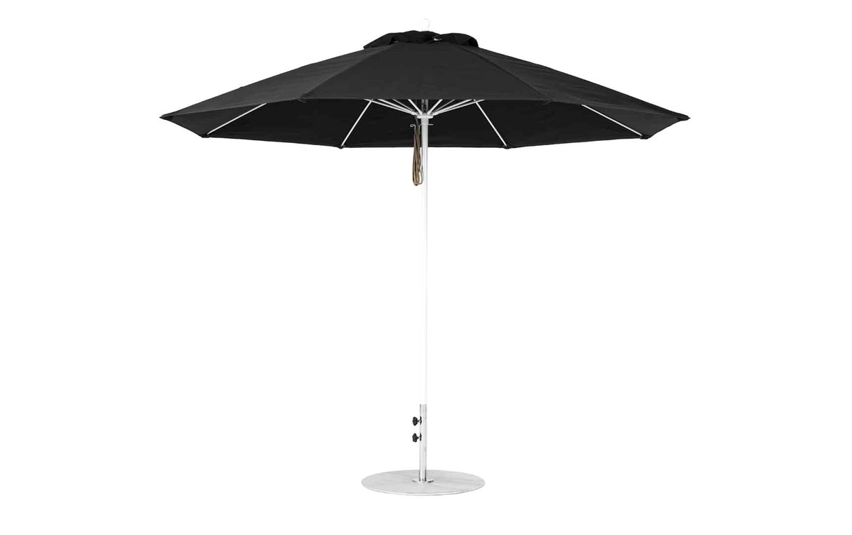 Ledge Loungers Essential Fiberglass Umbrella - 11' Octagon Pulley - Majestic Patio