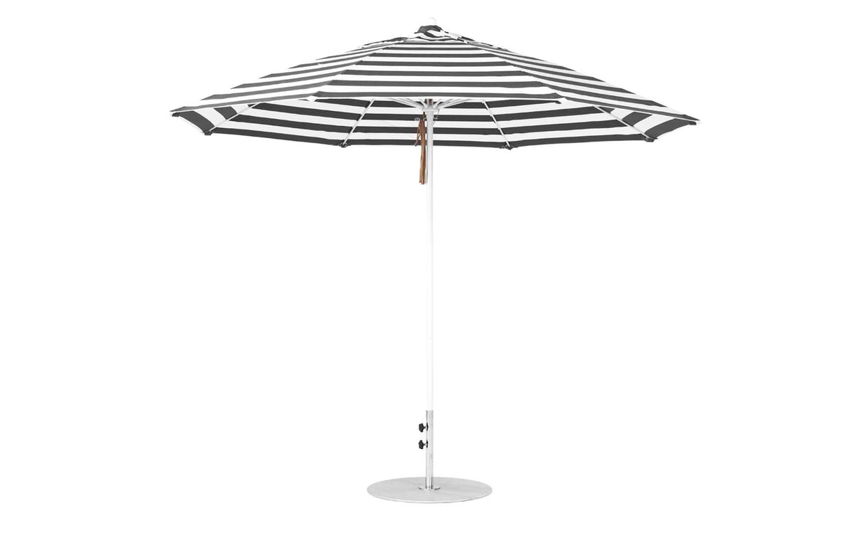 Ledge Loungers Essential Fiberglass Umbrella - 11' Octagon Pulley - Majestic Patio