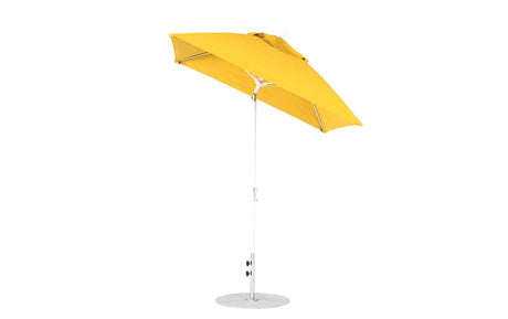 Ledge Loungers Essential Fiberglass Umbrella - 6.5' Square Crank Auto Tilt - Majestic Patio