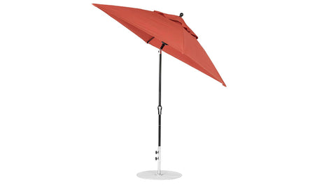 Ledge Loungers Essential Fiberglass Umbrella - 6.5' Square Crank Auto Tilt - Majestic Patio