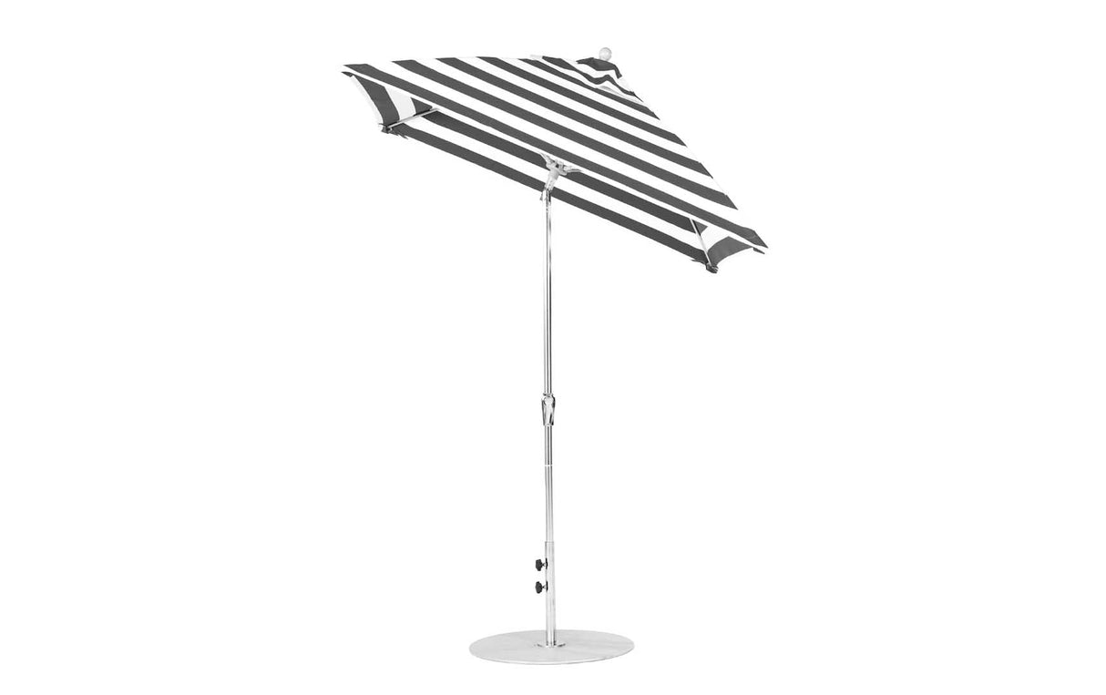 Ledge Loungers Essential Fiberglass Umbrella - 6.5' Square Crank Auto Tilt - Majestic Patio