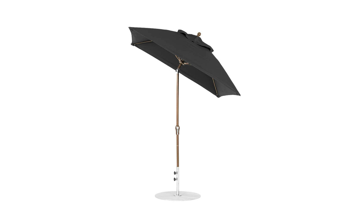 Ledge Loungers Essential Fiberglass Umbrella - 6.5' Square Crank Auto Tilt - Majestic Patio