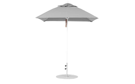 Ledge Loungers Essential Fiberglass Umbrella - 6.5' Square Pulley - Majestic Patio