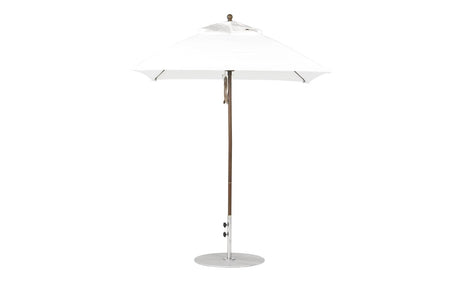 Ledge Loungers Essential Fiberglass Umbrella - 6.5' Square Pulley - Majestic Patio