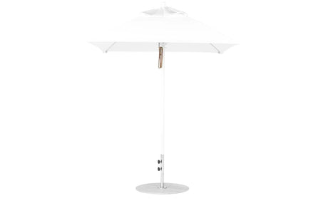 Ledge Loungers Essential Fiberglass Umbrella - 6.5' Square Pulley - Majestic Patio