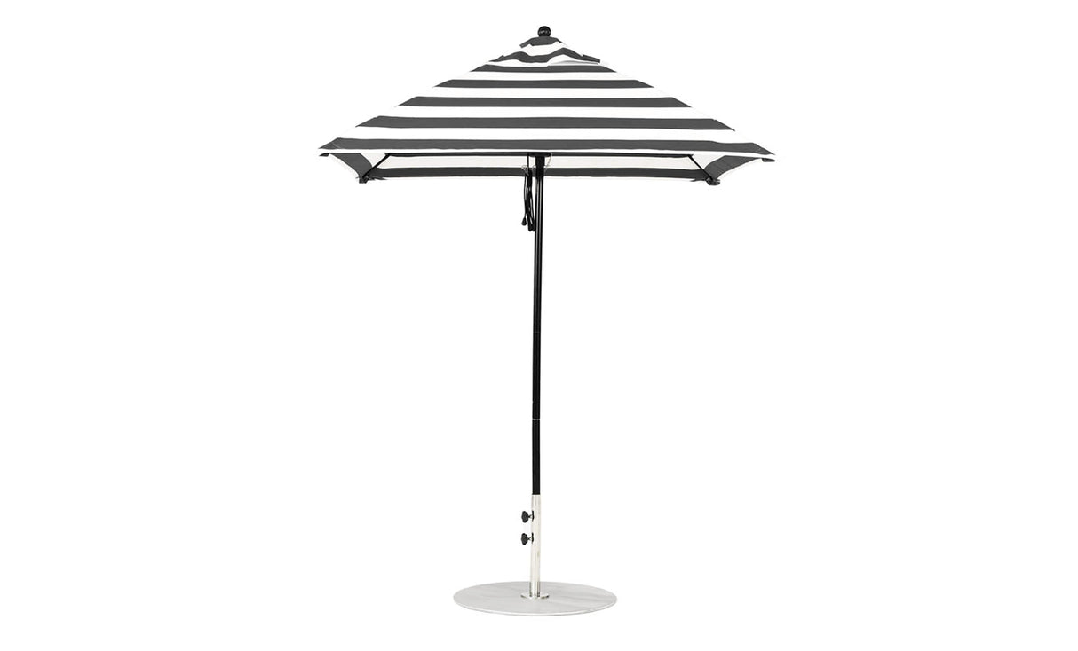 Ledge Loungers Essential Fiberglass Umbrella - 6.5' Square Pulley - Majestic Patio