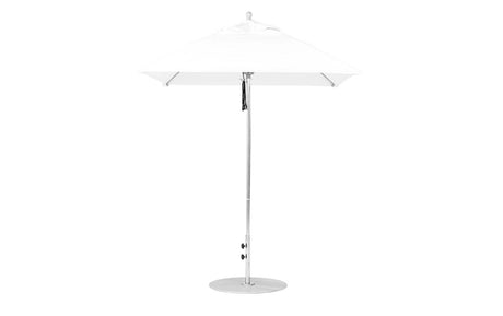 Ledge Loungers Essential Fiberglass Umbrella - 6.5' Square Pulley - Majestic Patio