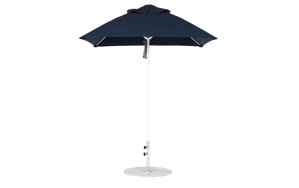 Ledge Loungers Essential Fiberglass Umbrella - 6.5' Square Pulley - Majestic Patio