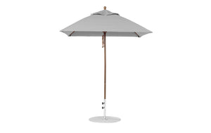 Ledge Loungers Essential Fiberglass Umbrella - 6.5' Square Pulley - Majestic Patio