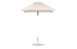 Ledge Loungers Essential Fiberglass Umbrella - 6.5' Square Pulley - Majestic Patio