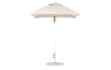 Ledge Loungers Essential Fiberglass Umbrella - 6.5' Square Pulley - Majestic Patio