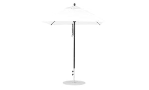 Ledge Loungers Essential Fiberglass Umbrella - 6.5' Square Pulley - Majestic Patio