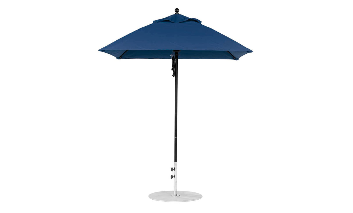 Ledge Loungers Essential Fiberglass Umbrella - 6.5' Square Pulley - Majestic Patio