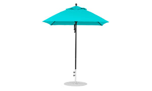 Ledge Loungers Essential Fiberglass Umbrella - 6.5' Square Pulley - Majestic Patio