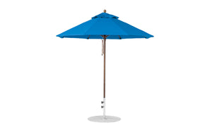 Ledge Loungers Essential Fiberglass Umbrella - 7.5' Octagon Pulley - Majestic Patio