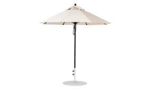 Ledge Loungers Essential Fiberglass Umbrella - 7.5' Octagon Pulley - Majestic Patio