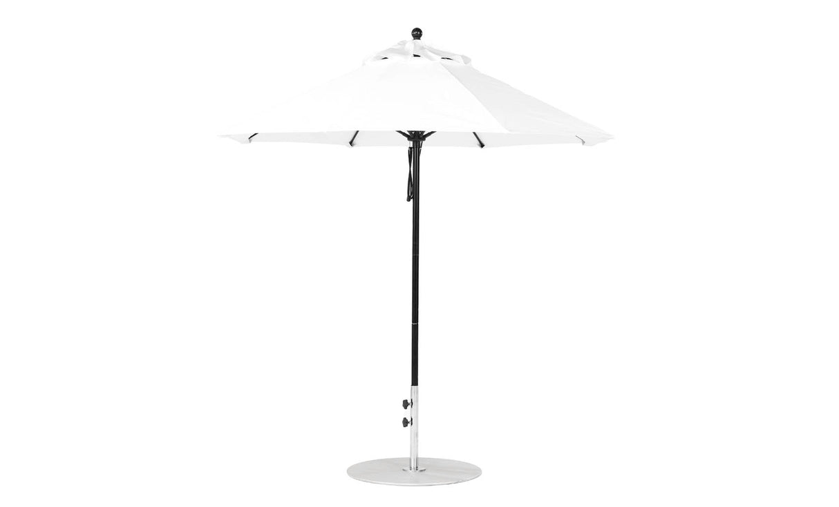 Ledge Loungers Essential Fiberglass Umbrella - 7.5' Octagon Pulley - Majestic Patio