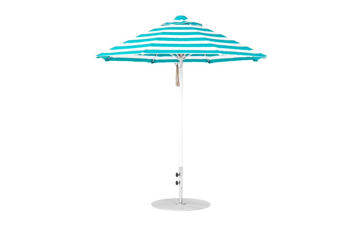 Ledge Loungers Essential Fiberglass Umbrella - 7.5' Octagon Pulley - Majestic Patio