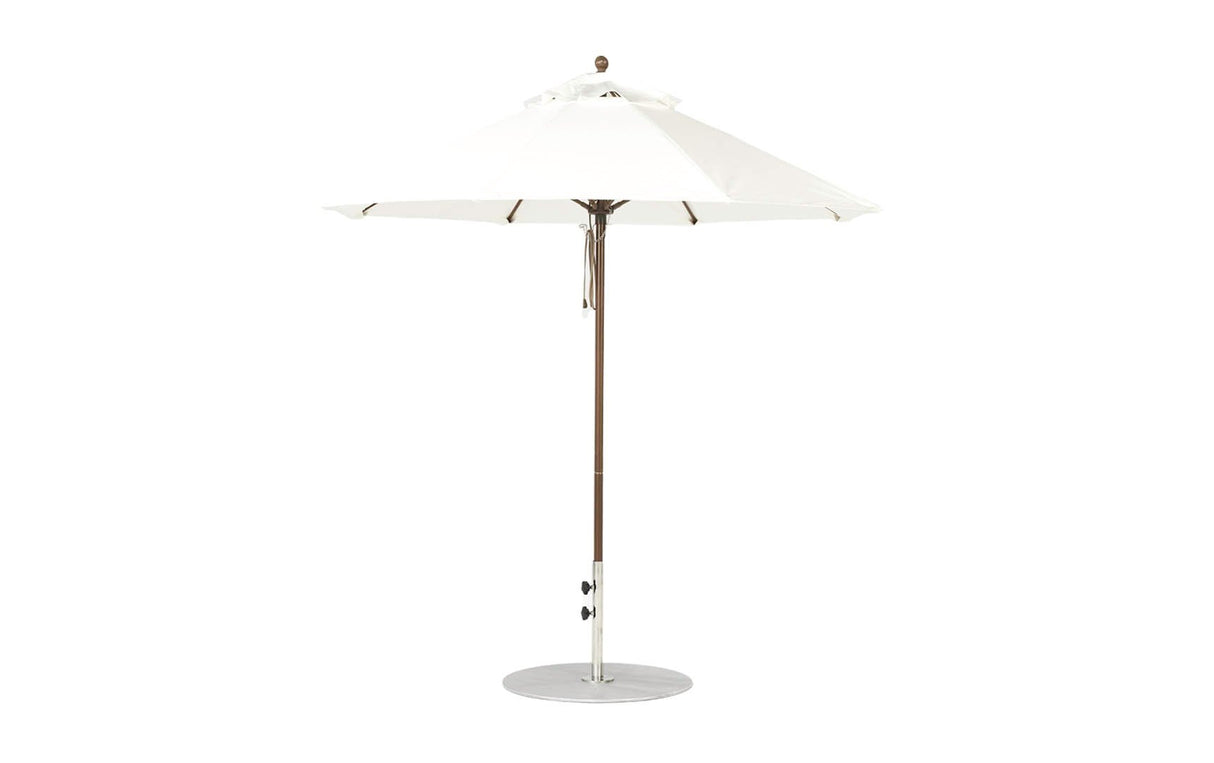 Ledge Loungers Essential Fiberglass Umbrella - 7.5' Octagon Pulley - Majestic Patio