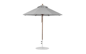 Ledge Loungers Essential Fiberglass Umbrella - 7.5' Octagon Pulley - Majestic Patio