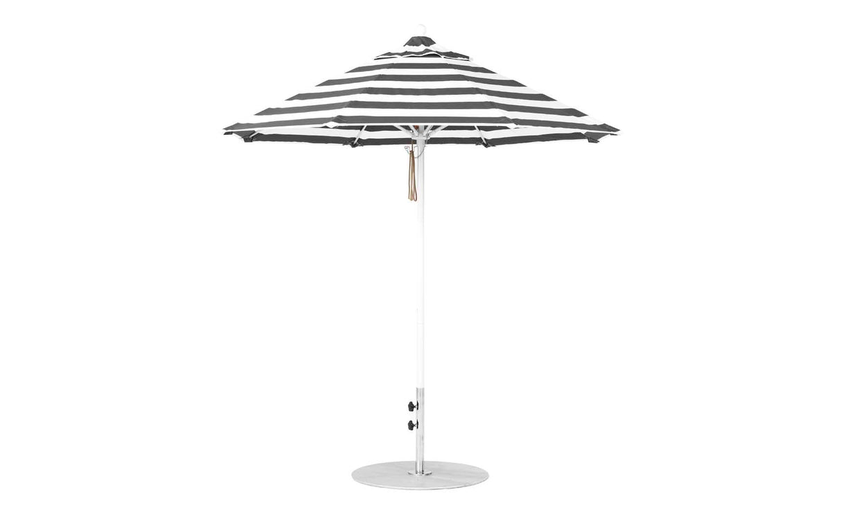 Ledge Loungers Essential Fiberglass Umbrella - 7.5' Octagon Pulley - Majestic Patio