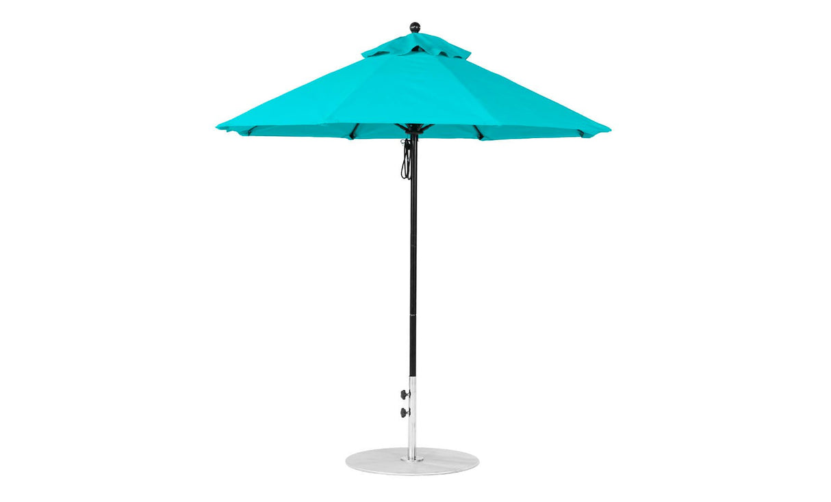 Ledge Loungers Essential Fiberglass Umbrella - 7.5' Octagon Pulley - Majestic Patio