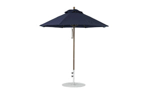 Ledge Loungers Essential Fiberglass Umbrella - 7.5' Octagon Pulley - Majestic Patio