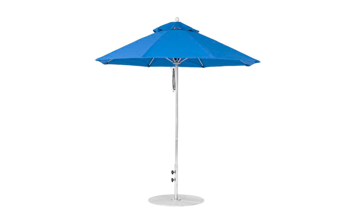 Ledge Loungers Essential Fiberglass Umbrella - 7.5' Octagon Pulley - Majestic Patio