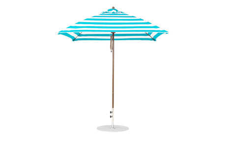 Ledge Loungers Essential Fiberglass Umbrella - 7.5' Square Pulley - Majestic Patio