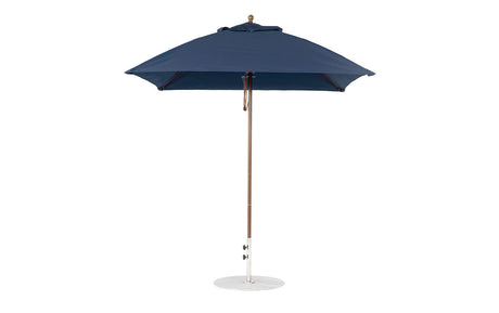 Ledge Loungers Essential Fiberglass Umbrella - 7.5' Square Pulley - Majestic Patio