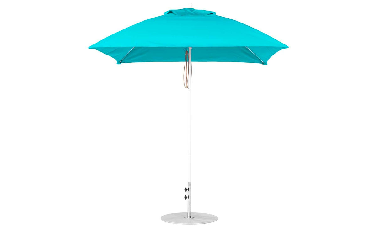 Ledge Loungers Essential Fiberglass Umbrella - 7.5' Square Pulley - Majestic Patio