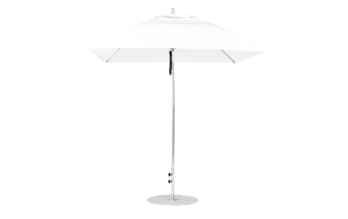 Ledge Loungers Essential Fiberglass Umbrella - 7.5' Square Pulley - Majestic Patio